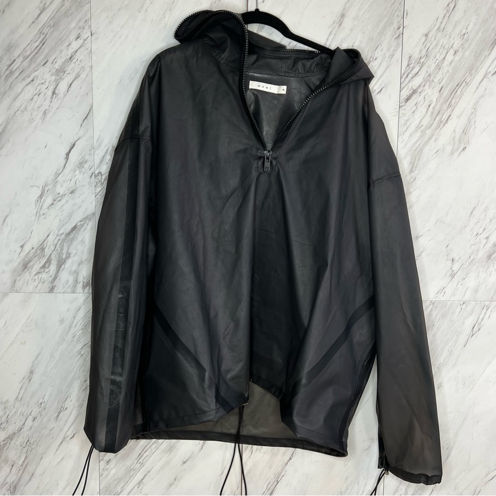 mnml Transparent Hooded Pullover Raincoat